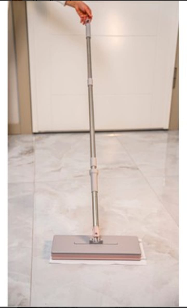 Tüm Bezlere Uyumlu Click Mop 4xL Islak Mendillere Uyumlu Kendinden Sıkıştırmalı Mop Paspas